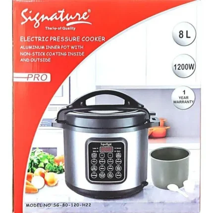 Signature 8 Litres Pressure Cooker