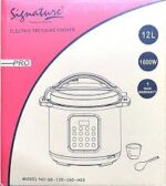 Signature 12 Litres Smart Electric Pressure Cooker And Rice Cooker