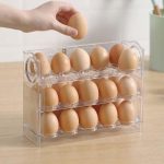 3-Layer Flip Design Egg Storage Box