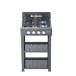 Premier Four Burner Table Top With Standing Shelves