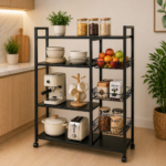 Multifunctional Metallic Kitchen Rack