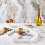 Hexagon Melamine Tray