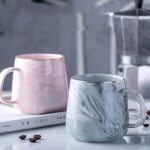 Pearl Marble Porcelain Tea/ Coffee Mugs