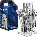 24pcs Heavy Duty Quality Cutlery Sets (Silver)