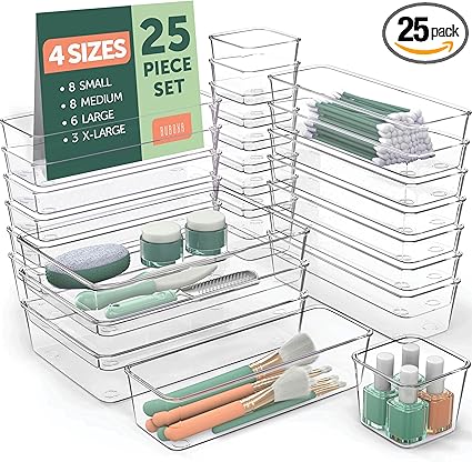 25 pcs Set Drawer Organizers