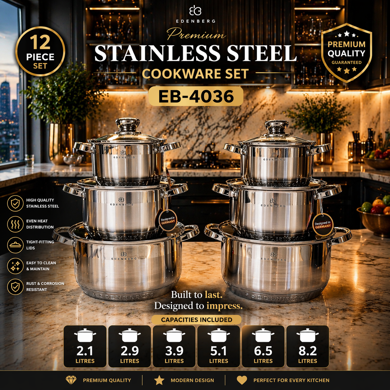 BCFDD1FF-BA4E-4B1A-8D73-B5685082266F 12pcs Edenberg Stainless Sufurias EB-4036 - Image 1