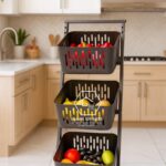 3 compartment vegetable/fruit rack