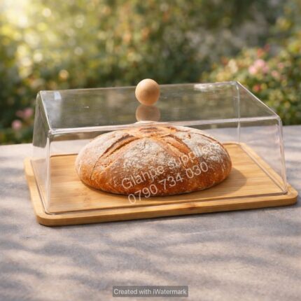 Bamboo Base rectangular bread cover