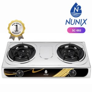 Nunix Table gas Double Burner Gas Cooker.