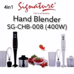 Signature 4 in one hand blender.