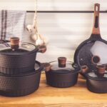 Edenberg Cookware Set With Wooden Handles 10pcs