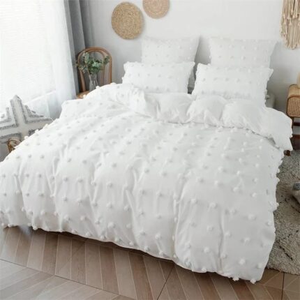 3pcs Set white Duvet Cover