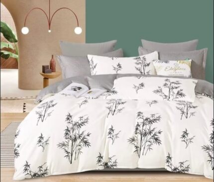 4pc Double Sided Duvet Cover Set (Floral Edition)