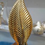 Golden Big Size Leaf Decor