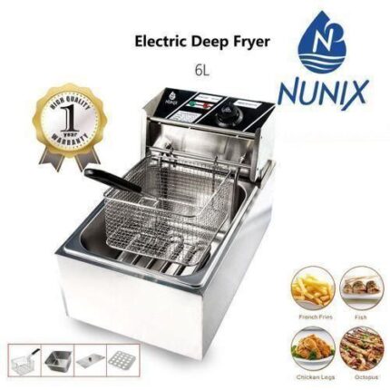 Nunix 6 Litres Single Deep Fryer