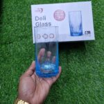 6pc Crystal Multi Colour Glazed Set