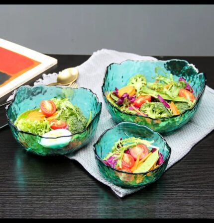 3pc Customized Irregular Vegetable Salad Glass