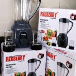 Redberry 3-in-one Blender - 1.5L, With Grinder And Mincer