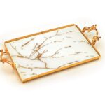 Marble White Deco Tray