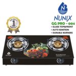 Nunix 2 Burner Glass Top