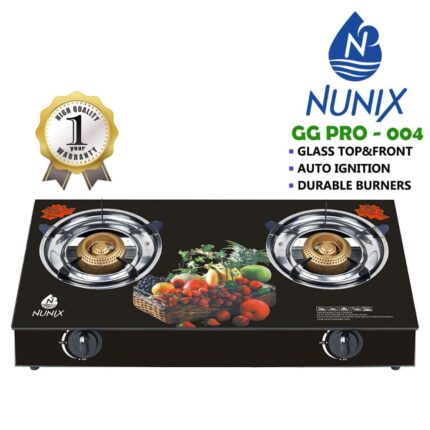 Nunix 2 Burner Glass Top