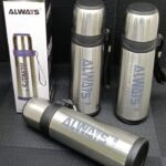 Always Life Stainless Steel Hot And Cold Water Bottle.