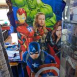 Cartoon themed towels.