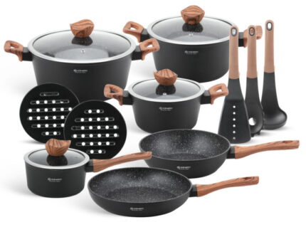 Edenberg 15pc Cookware set with kitchen tools