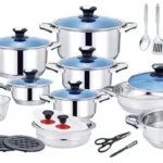 MARWA 30 PCS Heavy Stainless Steel Cookware Set
