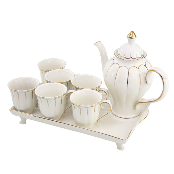 Nordic White Tea Set