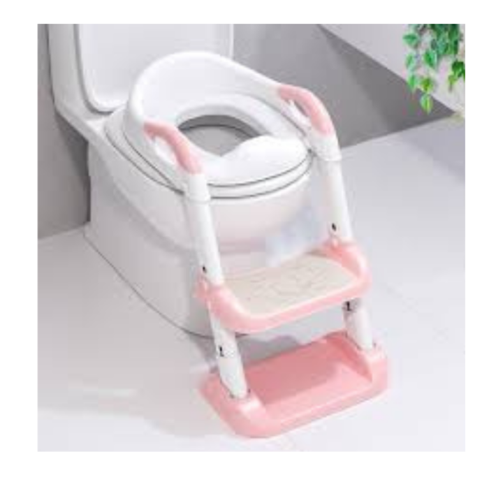 Kids Training Toilet Seat With PVC Cushion/Soft Pad.