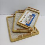 3 in 1 bamboo serving tray