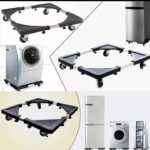 Adjustable fridge/ washing machine Trolley stand