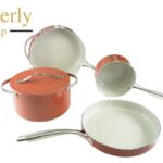 Colli 7pcs Orange Non-stick cookware set.