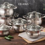 Edenberg stainless steel Cookware 12pcs EB-4065