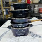 11pcs Athena NSFE Cookware Granite set.