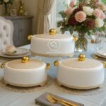 Insulated forever Gold Casserole hot pots.