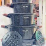 UCC Black 12pcs cookware set