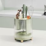 Multi-functional Rotating Utensil Caddy.