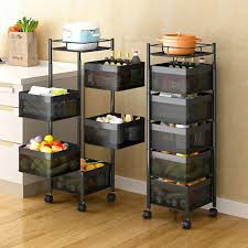 Square Rotatable Kitchen Rack