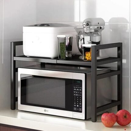 Retractable Expandable Microwave Stand