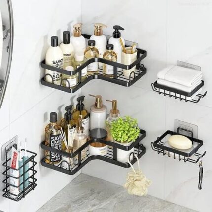 5pc Corner Bathroom Organizer