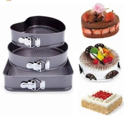 3Pcs Baking Tins