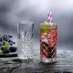 Highball Crystal Glass Cup Set