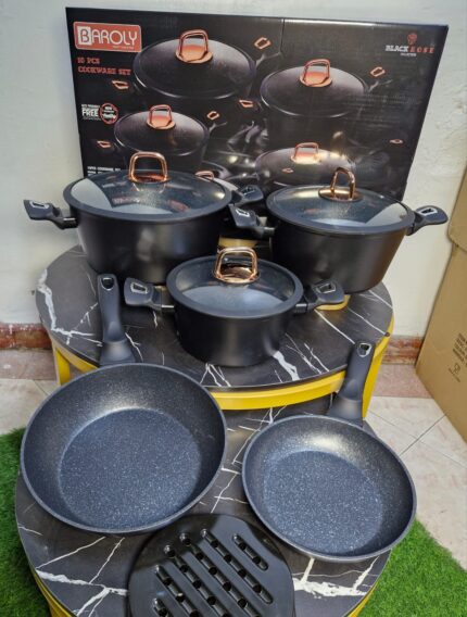 Baroly 10pcs Granite Cookware set