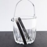 2pc Hard Glass Ice Bucket