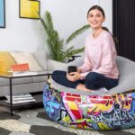Graffiti Inflatable Bean Bag Chair
