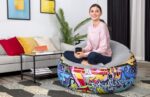 Graffiti Inflatable Bean Bag Chair