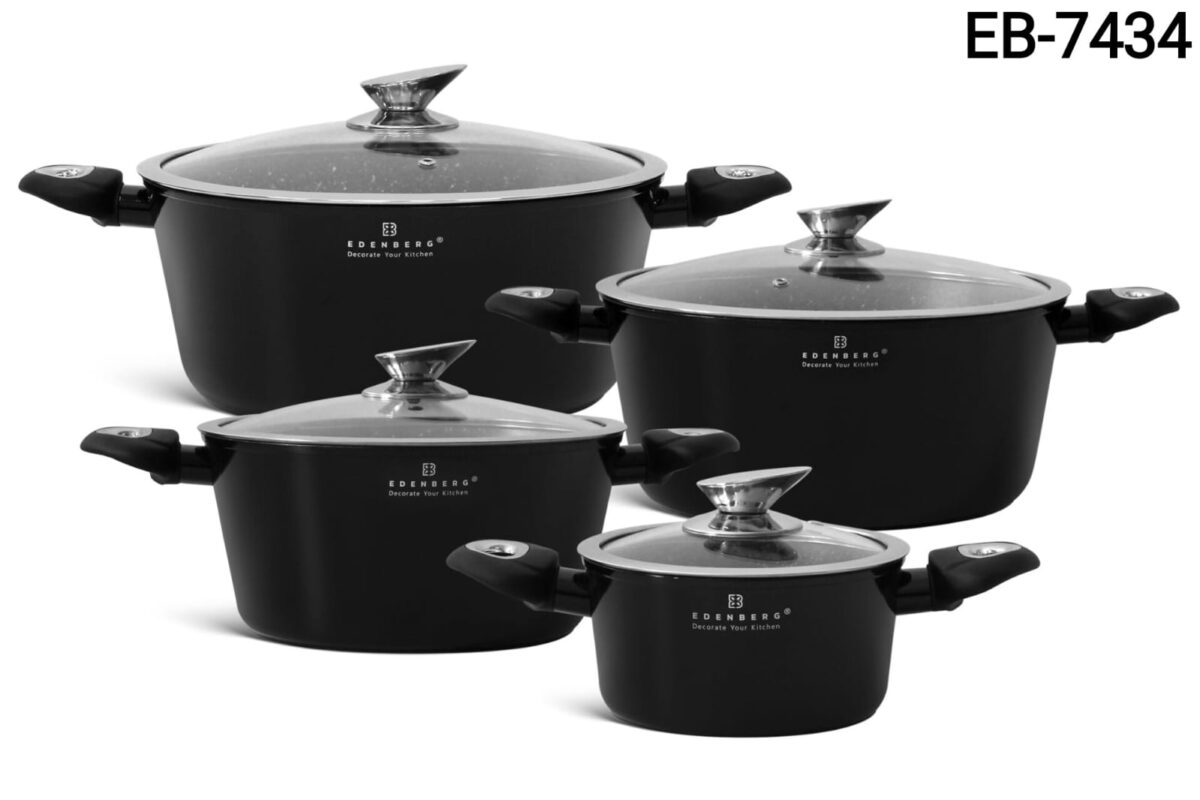 Edenberg Cookware Set 8pcs- EB7434