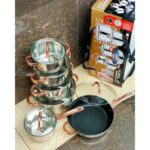 Yemitei 12 pcs stainless cookware